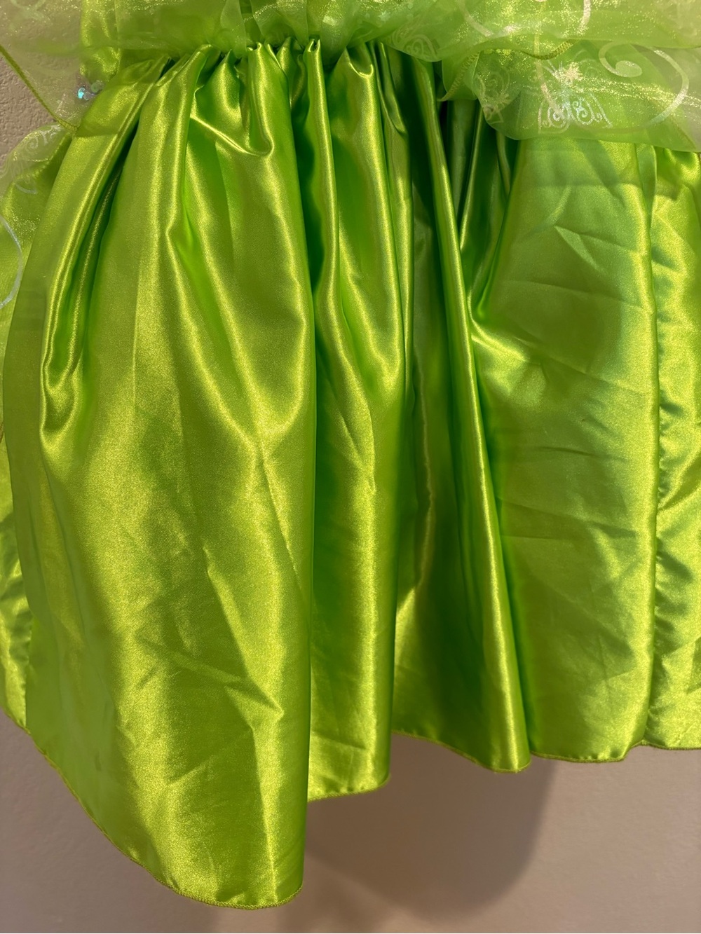 Disney Store Tinker Bell Halloween Costume Toddler Girls Size 5/6 Fairy Princess - Picture 9 of 16